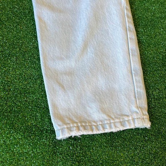 Zara Women's High Rise Mom Fit Blue Jeans Pants Size 04 - Picture 11 of 13